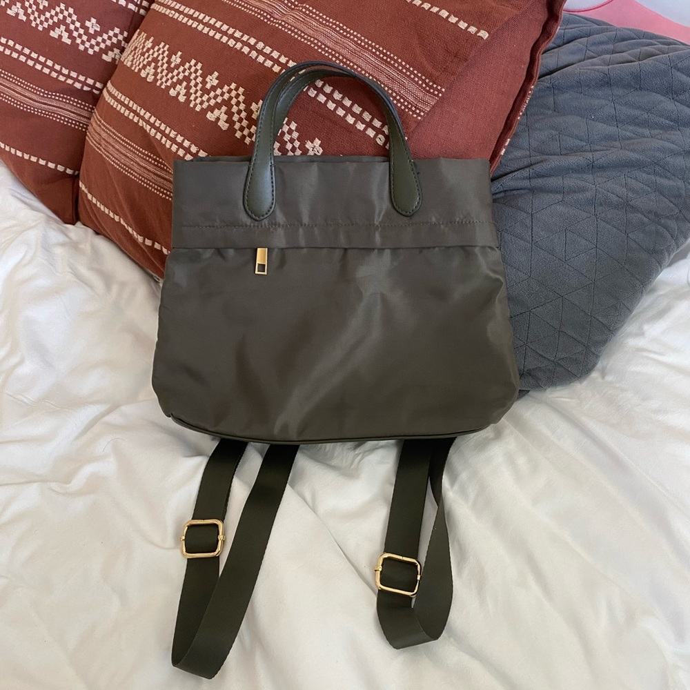 Target An New Day Convertible Backpack Tote Crossbody - Olive Green